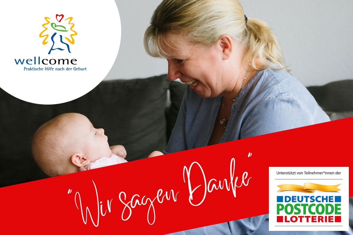 Deutsche Postcode Lotterie f&ouml;rdert wellcome in Sachsen, Sachsen-Anhalt und Th&uuml;ringen