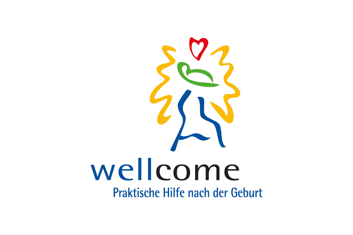 Entstehung der Wort-Bild-Marke für wellcome - Praktische Hilfe nach der Geburt