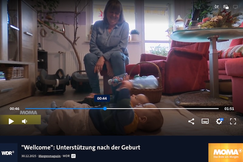 Neuer Beitrag &uuml;ber wellcome in der ARD-Mediathek