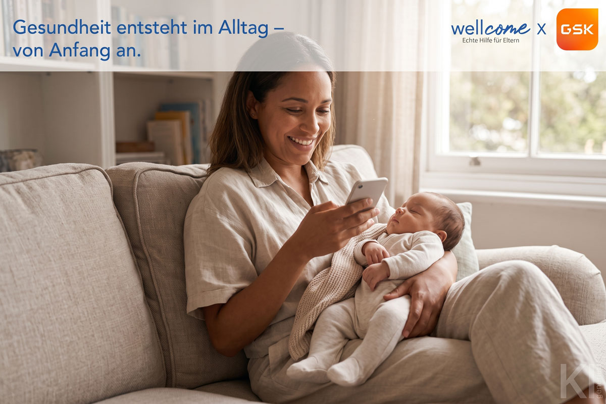 Gesundheit von Anfang an st&auml;rken: GSK wird Ankerpartner der neuen wellcome App
