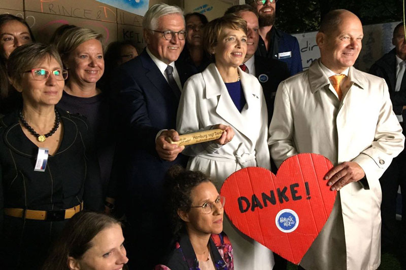 wellcome trifft den Bundespr&auml;sidenten